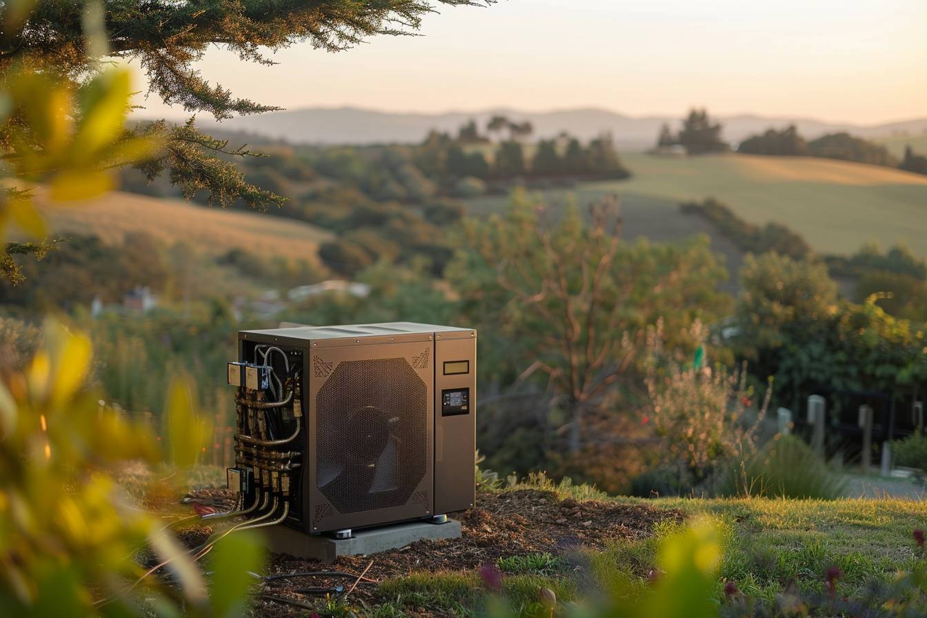 Énergie renouvelable souterraine avec divers avantages  
Système de chauffage naturel utilisant la terre comme source