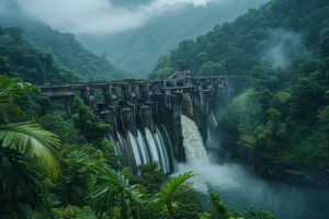 Énergie renouvelable produite par des barrages