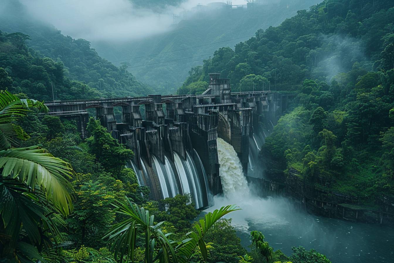 Énergie renouvelable produite par des barrages